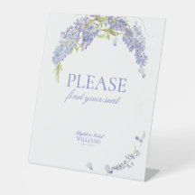 Elegante Wisteria Encontre Seu Assento Roxo Botâni