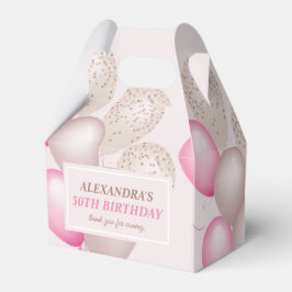 Elegantes Caixas de Agradecimento de Aniversário c