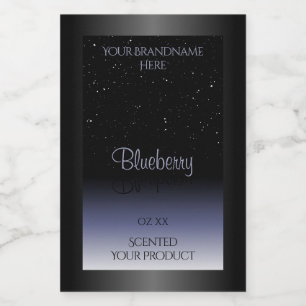 Elegantes Etiquetas de Produto com Gradiente Azul 