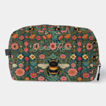 Elegantes flores boho retro de abelha primavera