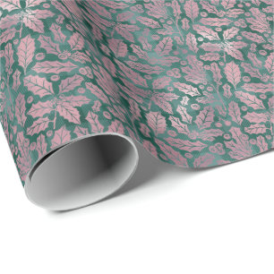 Elegantes Papel de Presente de Natal com Xadrez Bo