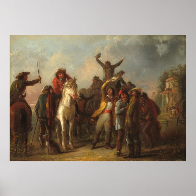 Eleição - Alfred Jacob Miller Fine Art Poster (Frente)