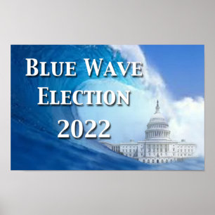Eleição Blue Wave 2022 Poster