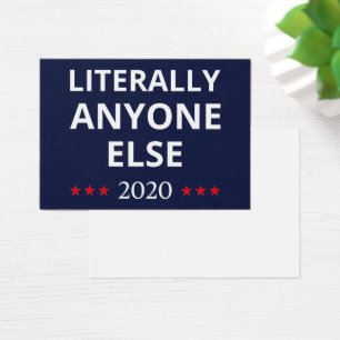 Eleições 2020, Anti-Trump - Anyone Else II
