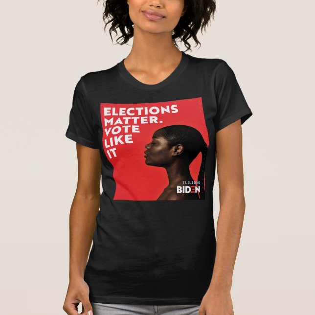 Eleições Importam, Votam Como - Camiseta Biden (Frente)