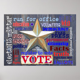 Eleições Importam. Votem! Poster do WordArt™