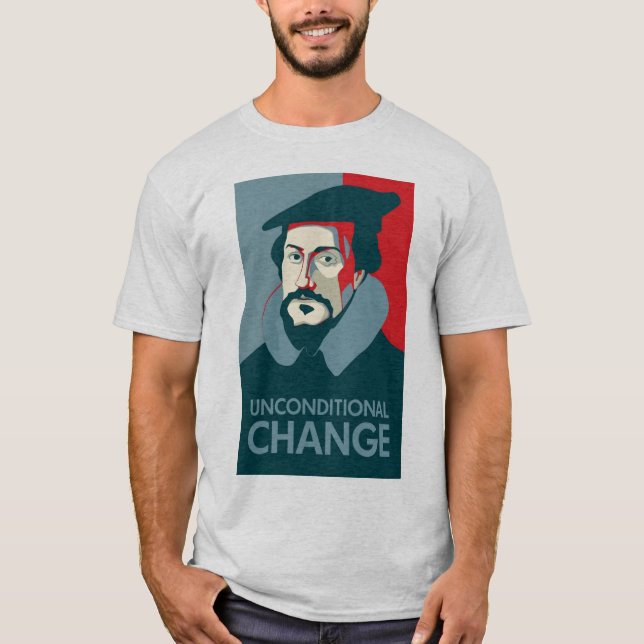 Eleja a camisa de João Calvino (Frente)