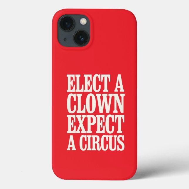 Eleja um Palhaço Espere um Circo Anti Trump Políti (Verso)