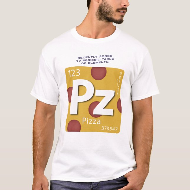 Elemento da pizza com Pepperoni! Camisa (Frente)