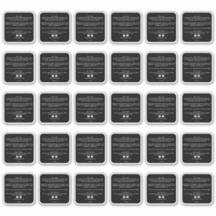 Elemento de produto de beleza 2 polegadas Adesivo 