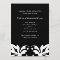 Elementos Florais Convite para Grupo Corporativo/E