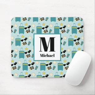 Elementos fofos de mousepad de férias de verão