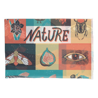 Elementos Natureza, Ícones de Estilo Retroativo.