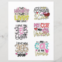 Elementos românticos de álbum de recortes do Dia d