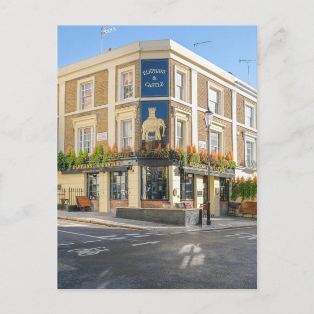 Elephant & Castle, Kensington, Londres - Cartão po (Frente)