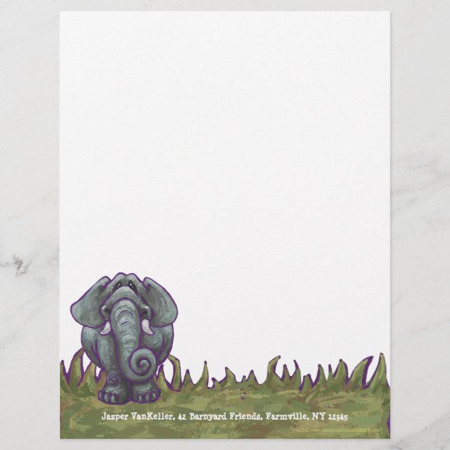 Elephant Personal Letterhead (Frente)