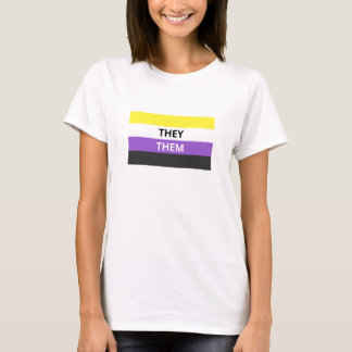 Eles/Eles Apresentam Camiseta Básica De Sinalizado