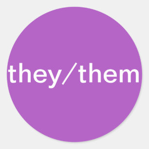 Eles/eles, autocolantes para Nomes de etiqueta
