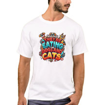 Eles estão comendo a camisa dos cães e gatos