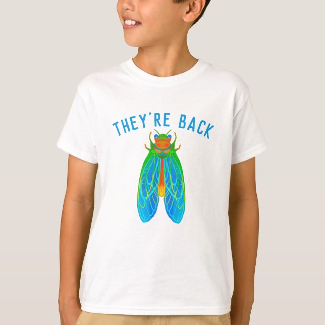 Eles estão de volta na camiseta Cicadas (Frente)