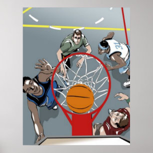 Eles estão jogando basquete - poster