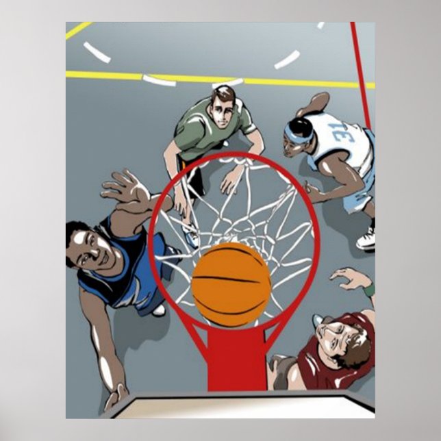 Eles estão jogando basquete - poster (Frente)