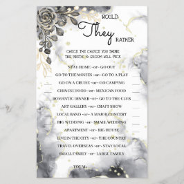 Eles iriam Preferencialmente com o cartão de Chá d