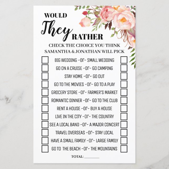 Eles iriam preferencialmente jogo de chá em inglês (Frente)