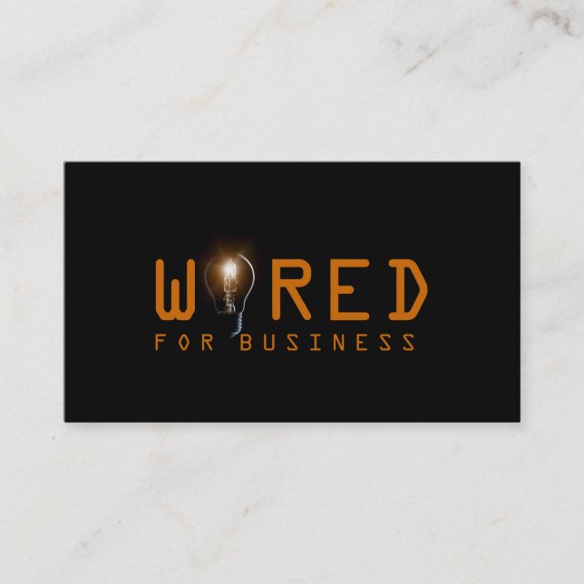 Elétrico, eletricista, Cartão de visita (Frente)