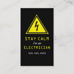 Elétrico, Elétrico, Cartão de visita de Construção