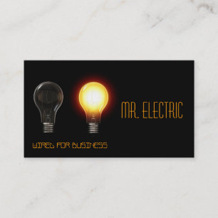 Elétrico, Elétrico, Cartão de visita de eletric