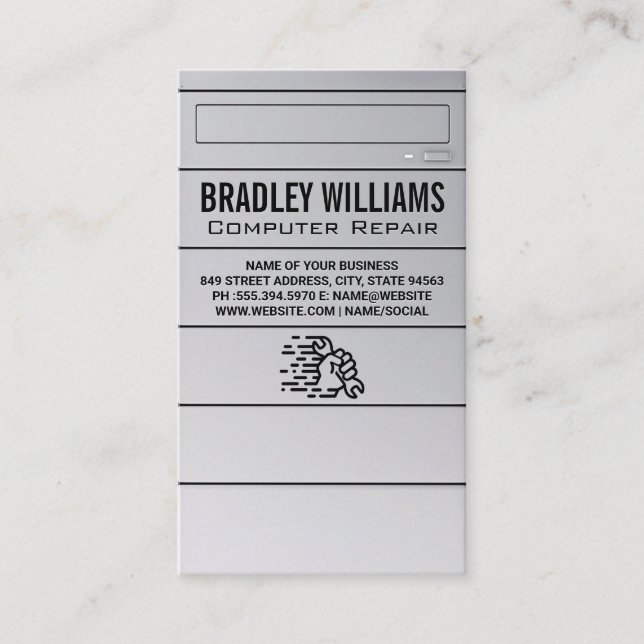 ELETRÔNICOS da CPU | Chave inglesa na Cartão de vi (Frente)