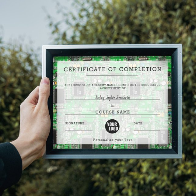 Eletrônicos e certificado de Engenheiro de conclus (Criador carregado)