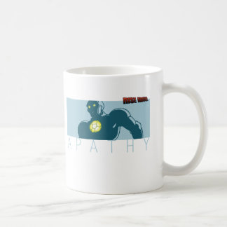 ELEVAÇÃO ACIMA da caneca de café do gerador