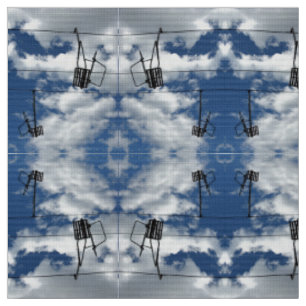 Elevadores de esqui e tecido da foto do céu
