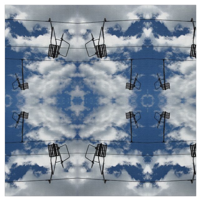 Elevadores de esqui e tecido da foto do céu (Amostra)