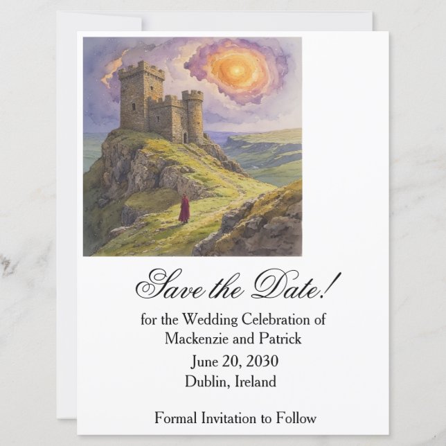 Elf Ancient Ireland Under the Sky, Save the Date (Frente)