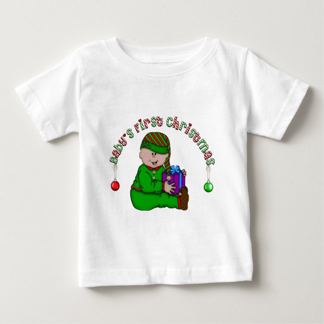 Elf Baby - Camisetas latinos e presentes (Frente)