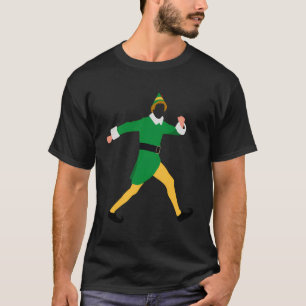 Elf Camisa O Seu Feliz Amigo De Natal Longo Dorme