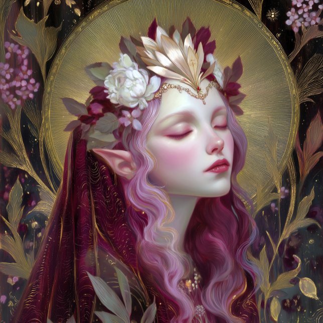 Elf Goddess Queen Fantasy Art Poster (Criador carregado)