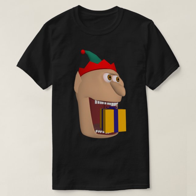Elf Johnny Head T-shirt (Frente do Design)
