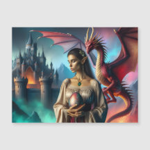 Elf segurando um ovo dragão