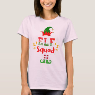 ELF SQUAD FUNNY - T-Shirt FUN DE NATAL