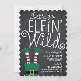 Elfin Wild Convite de festas