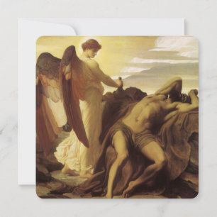 Elias no Deserto por Lord Frederic Leighton