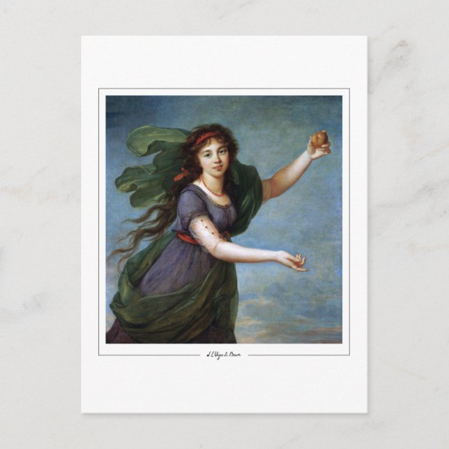Élisabeth Vigée Le Brun #101 - Cartão Postal de Ar (Frente)