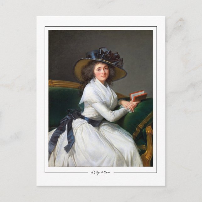 Élisabeth Vigée Le Brun #105 - Cartão postal de ar (Frente)