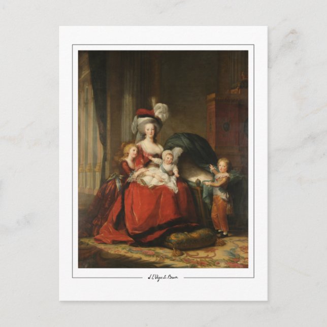 Élisabeth Vigée Le Brun #12 - Cartão Postal de Art (Frente)