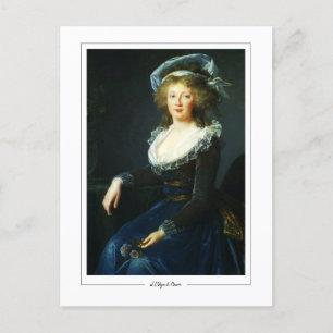 Élisabeth Vigée Le Brun #147 - Cartão postal de ar