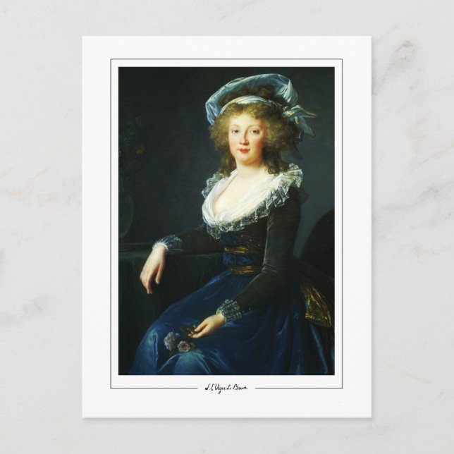 Élisabeth Vigée Le Brun #147 - Cartão postal de ar (Frente)
